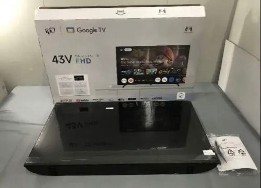 FPD 43V型 FHD GoogleTV 2025 液晶テレビ チューナーレス