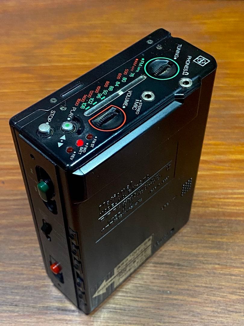 ナショナル　ヘッドホンラジカセAUTO REVERSE プレーヤーRX-S70