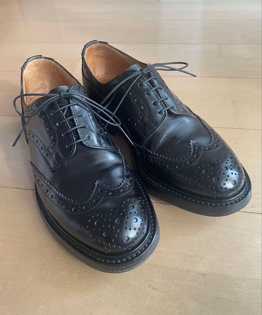 トリッカーズ 8064 ウイングチップ　黒