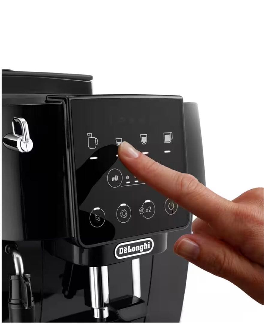 デロンギ マグニフィカスタート全自動コーヒーマシン ECAM22020Bブラック
