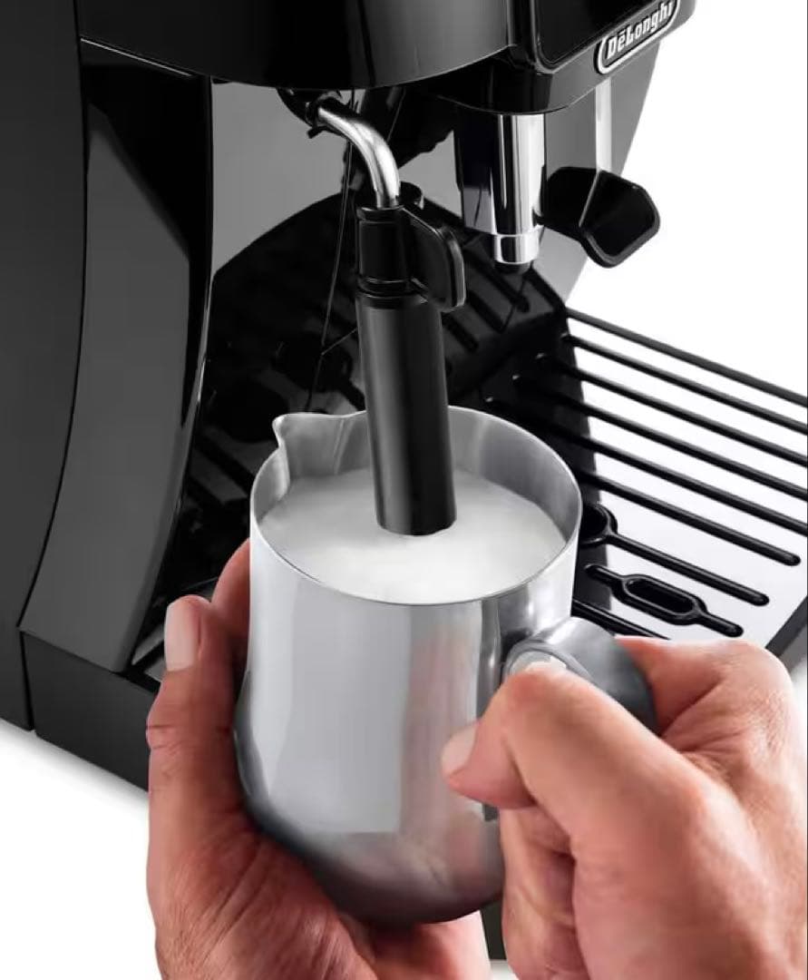 デロンギ マグニフィカスタート全自動コーヒーマシン ECAM22020Bブラック