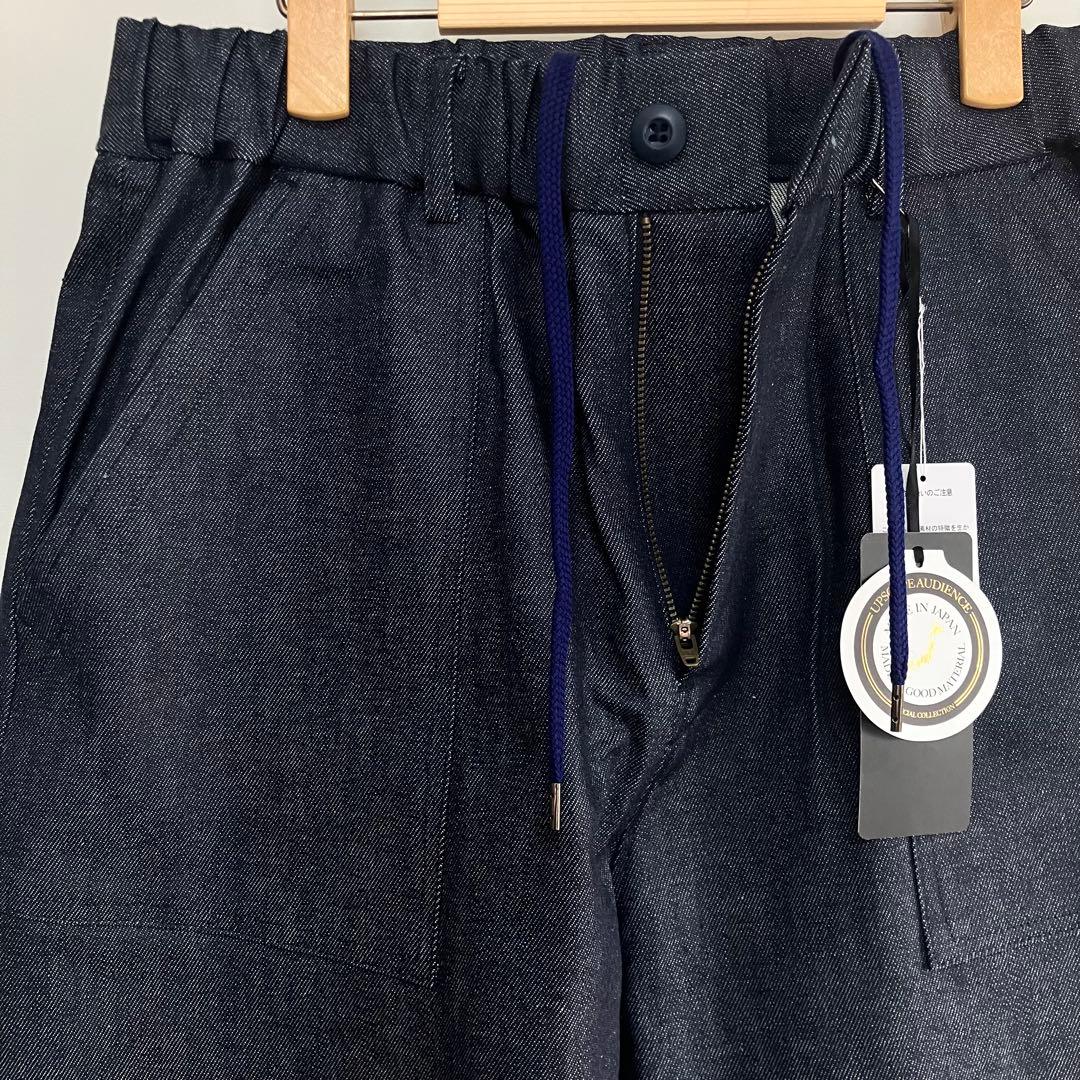 新品 Audience 青耳ストレッチデニム ベイカーパンツ Lサイズ