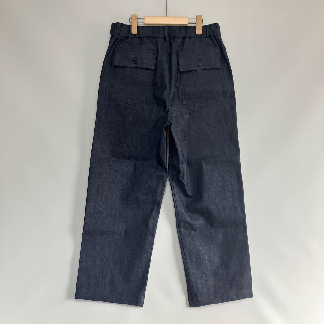 新品 Audience 青耳ストレッチデニム ベイカーパンツ Lサイズ