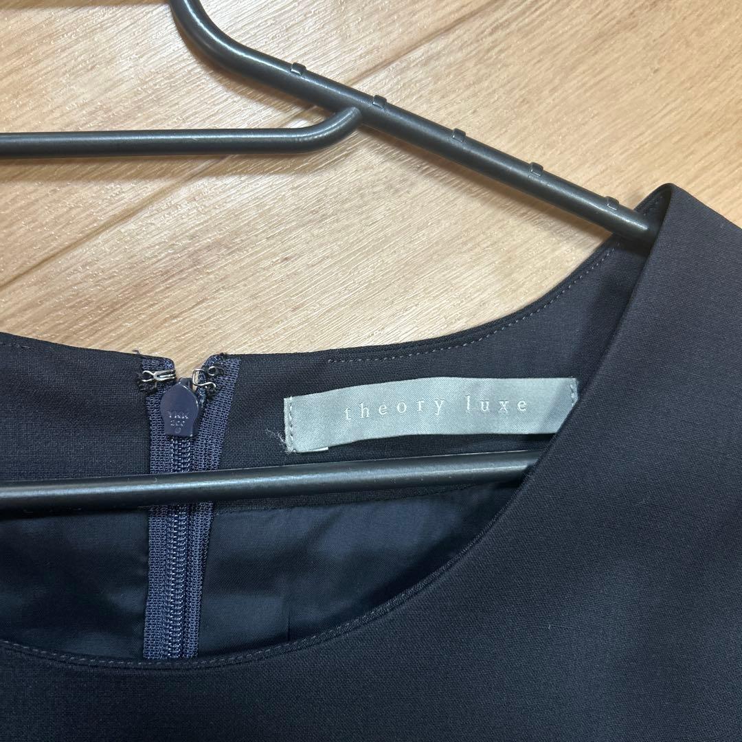 theory luxe　executive セットアップ ワンピース 紺