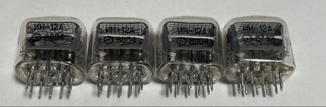 【新品】ニキシー管IN-12A　（4本）