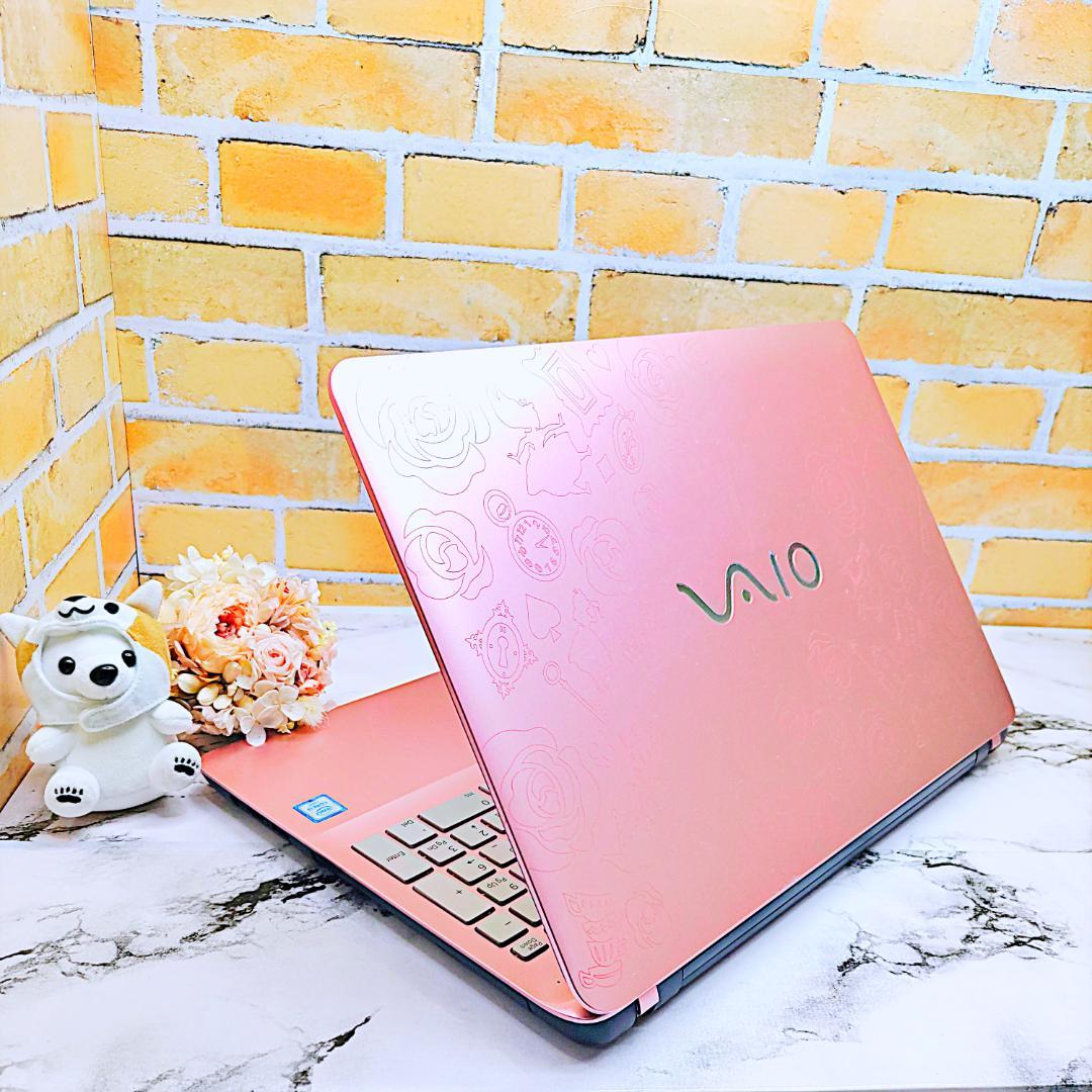 美品❣️Disneyコラボ❤️激レア【アリスモデル】限定品✨ピンクノートパソコン