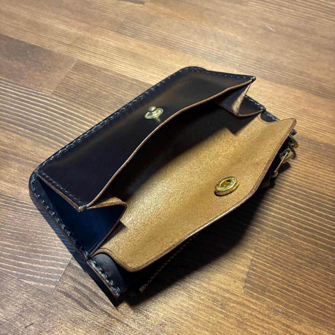 フラグメントケース　トラッカーウォレット　MARYAM社　ホースバット　茶芯