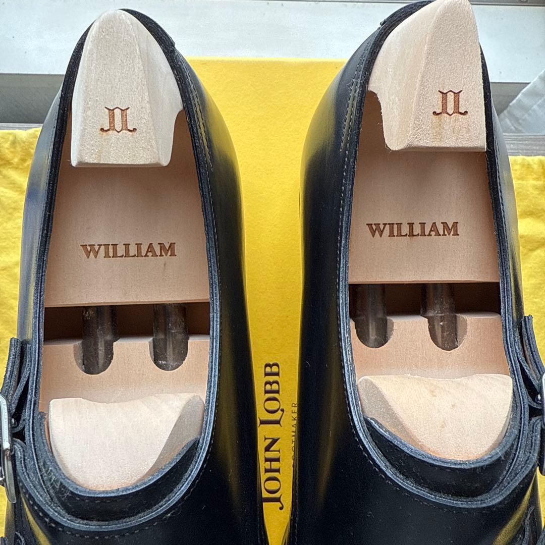 JOHN LOBB WILLIAM ブラックレザーシューズ