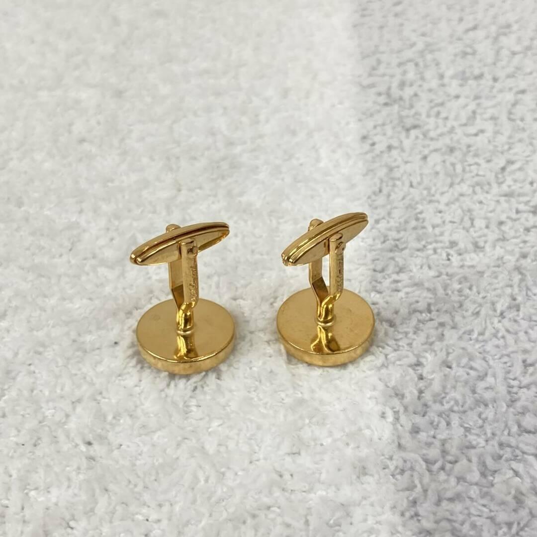 【STデュポン】カフスボタン　ゴールド　 007 ボンド ダイアナザーディ