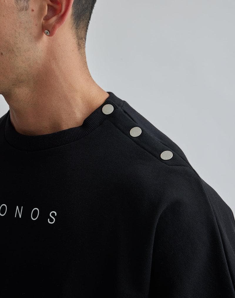 CRONOS BUTTONED SWEAT TOP KHA M 新品未開封