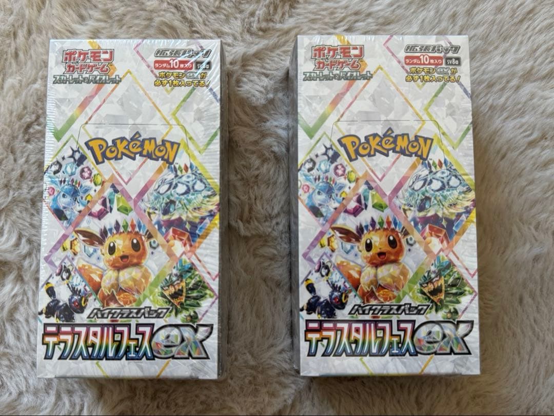 シュリンク付きポケモンカードゲーム テラスタルフェスEX 2BOX