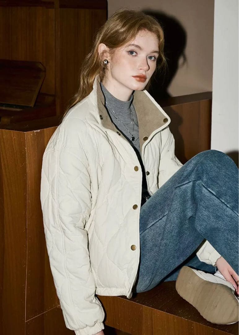 ivy golf キルティングエマリバーシブルジャケット