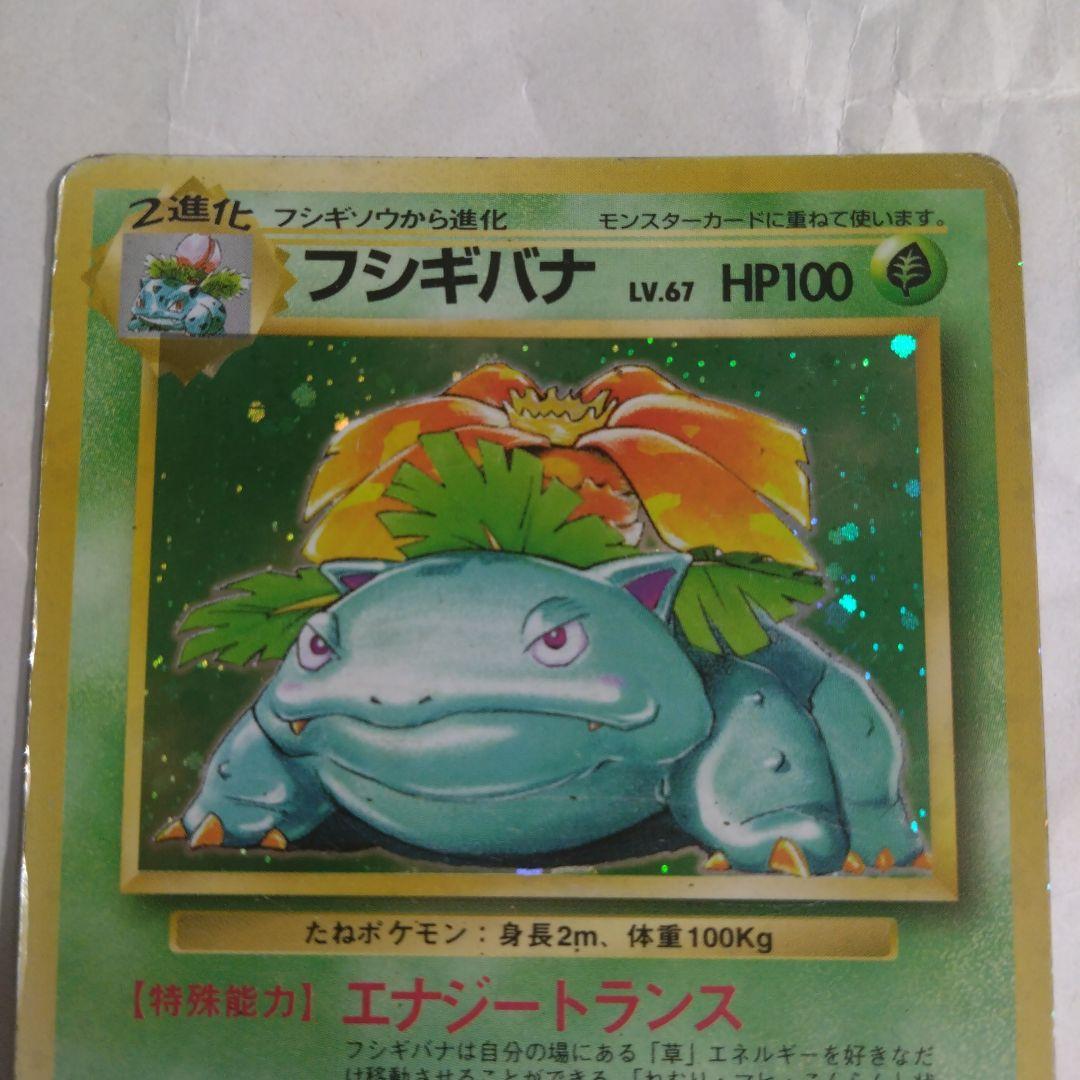 旧裏　カメックス フシギバナ★ 第1弾拡張パック　フシギソウ 初版 マークなし