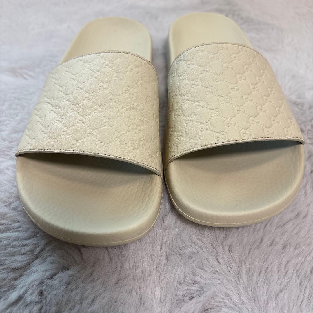 グッチ GG グッチシマ スライドサンダル サンダル ラバー