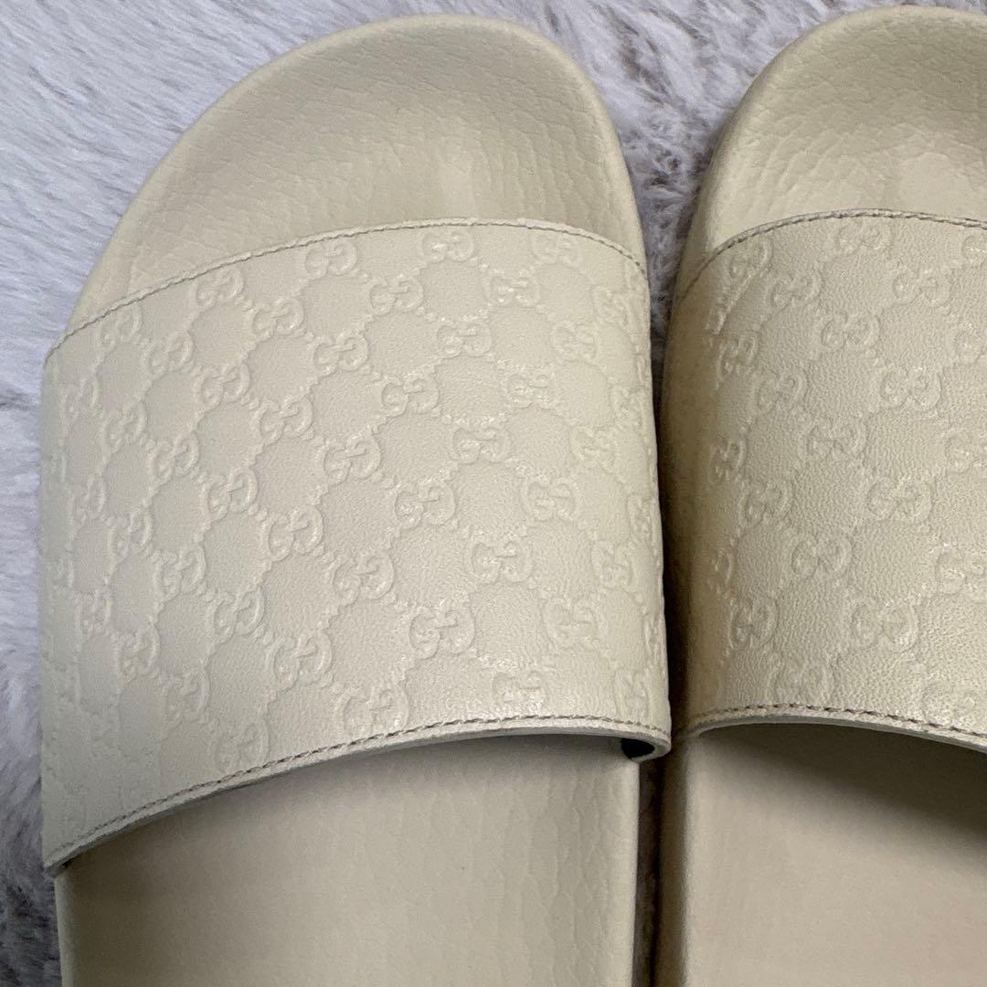 グッチ GG グッチシマ スライドサンダル サンダル ラバー