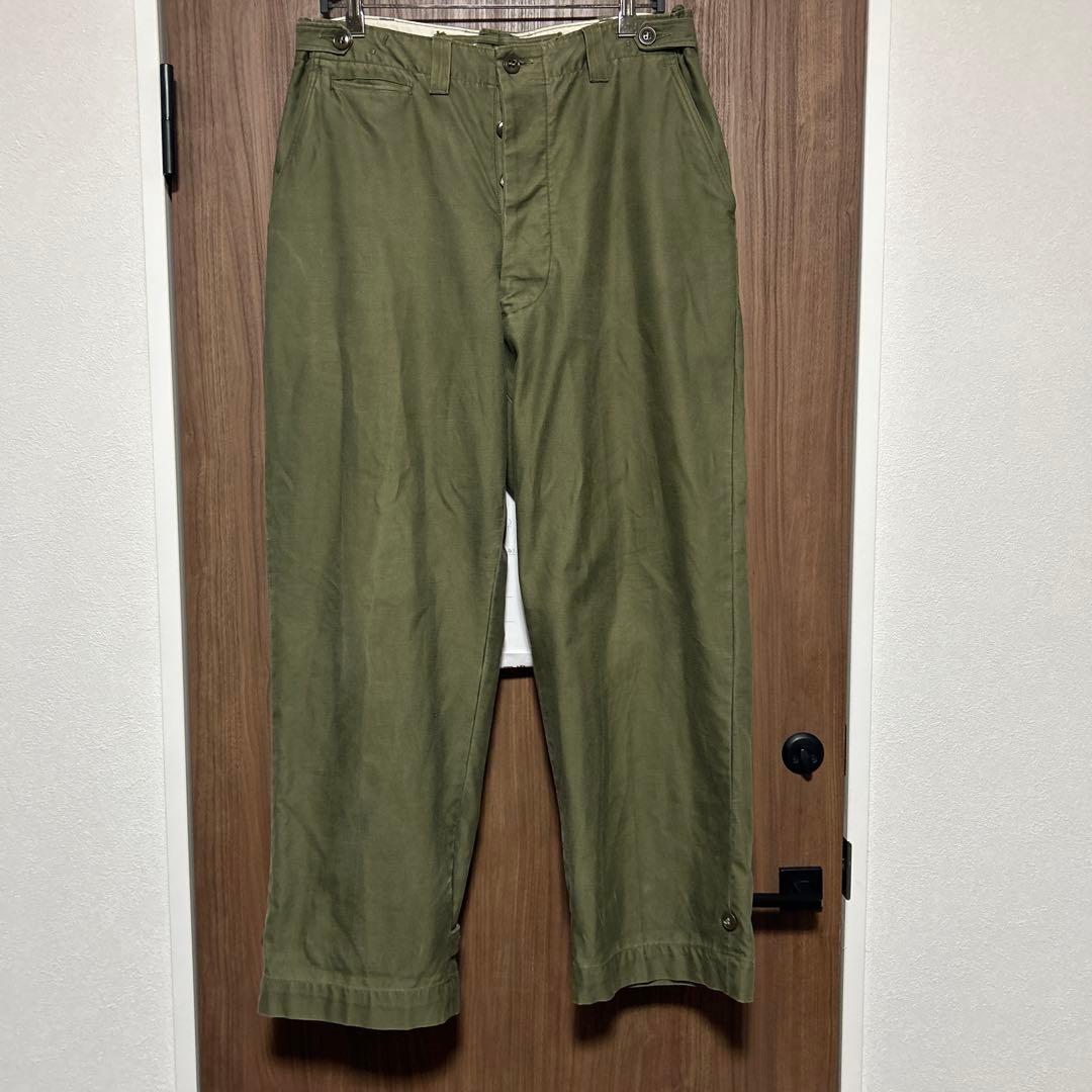 実物 40's US.ARMY M-43field trousers