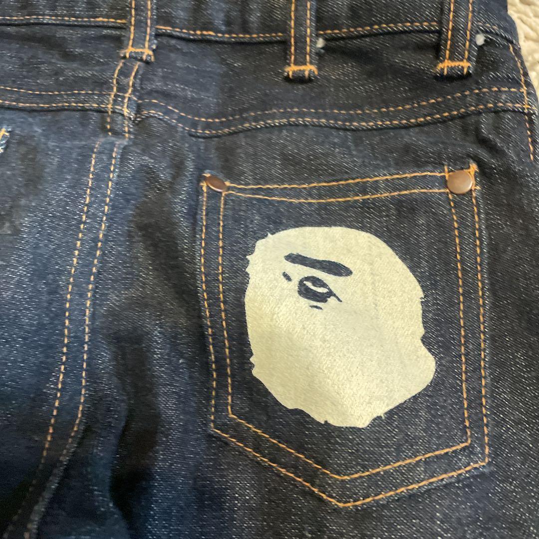 APE ベビーマイロ 新品かっこいいデニムパンツ 120センチ
