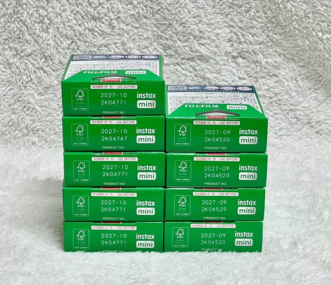 FUJIFILM instax mini チェキフィルム 10枚×9箱セット