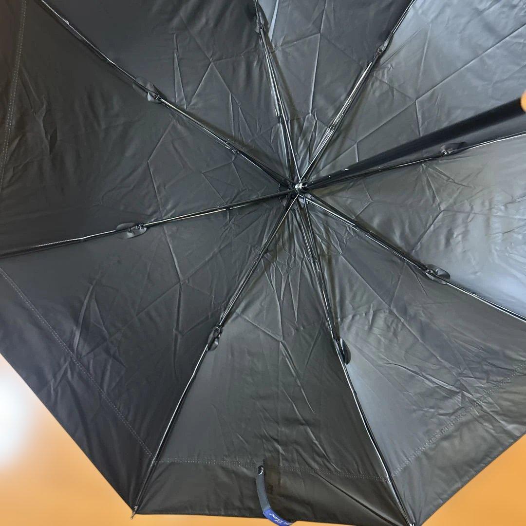 芦屋ロサブラン　日傘　２段折　ミドル　コンビ　曲がり手元　大きめ　簡単開閉