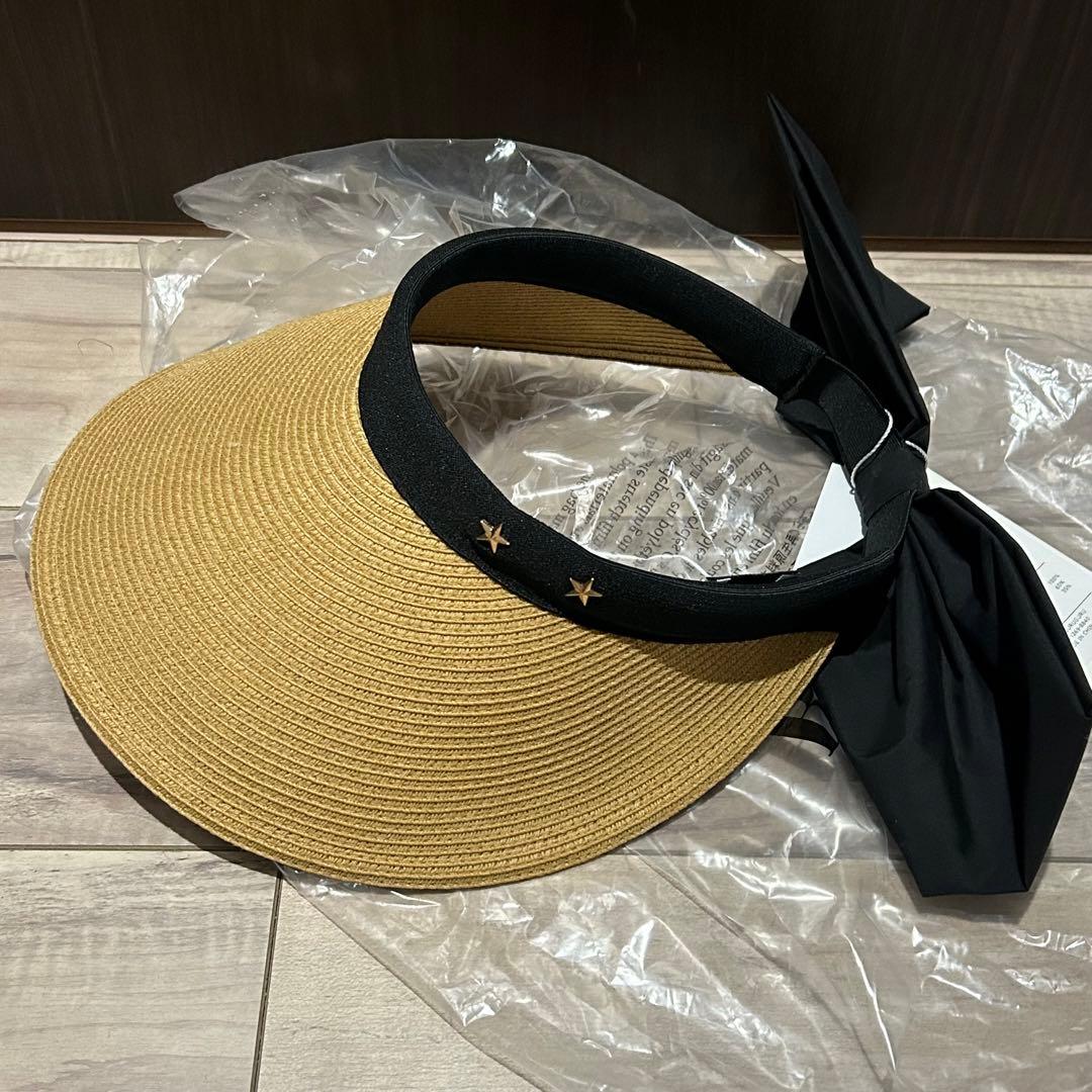 Bibiy. B. STAR SUN HAT ストローハット　麦わら帽子