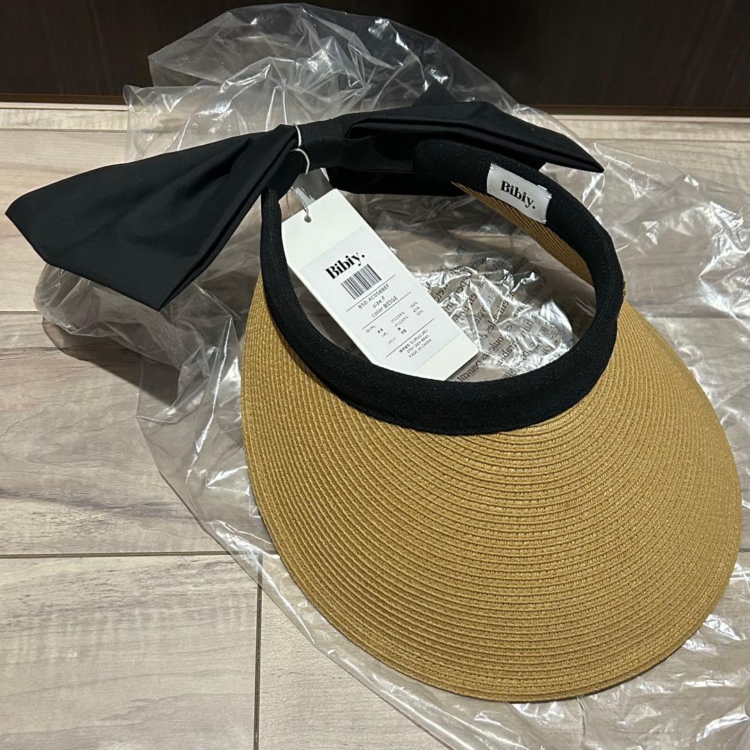 Bibiy. B. STAR SUN HAT ストローハット　麦わら帽子