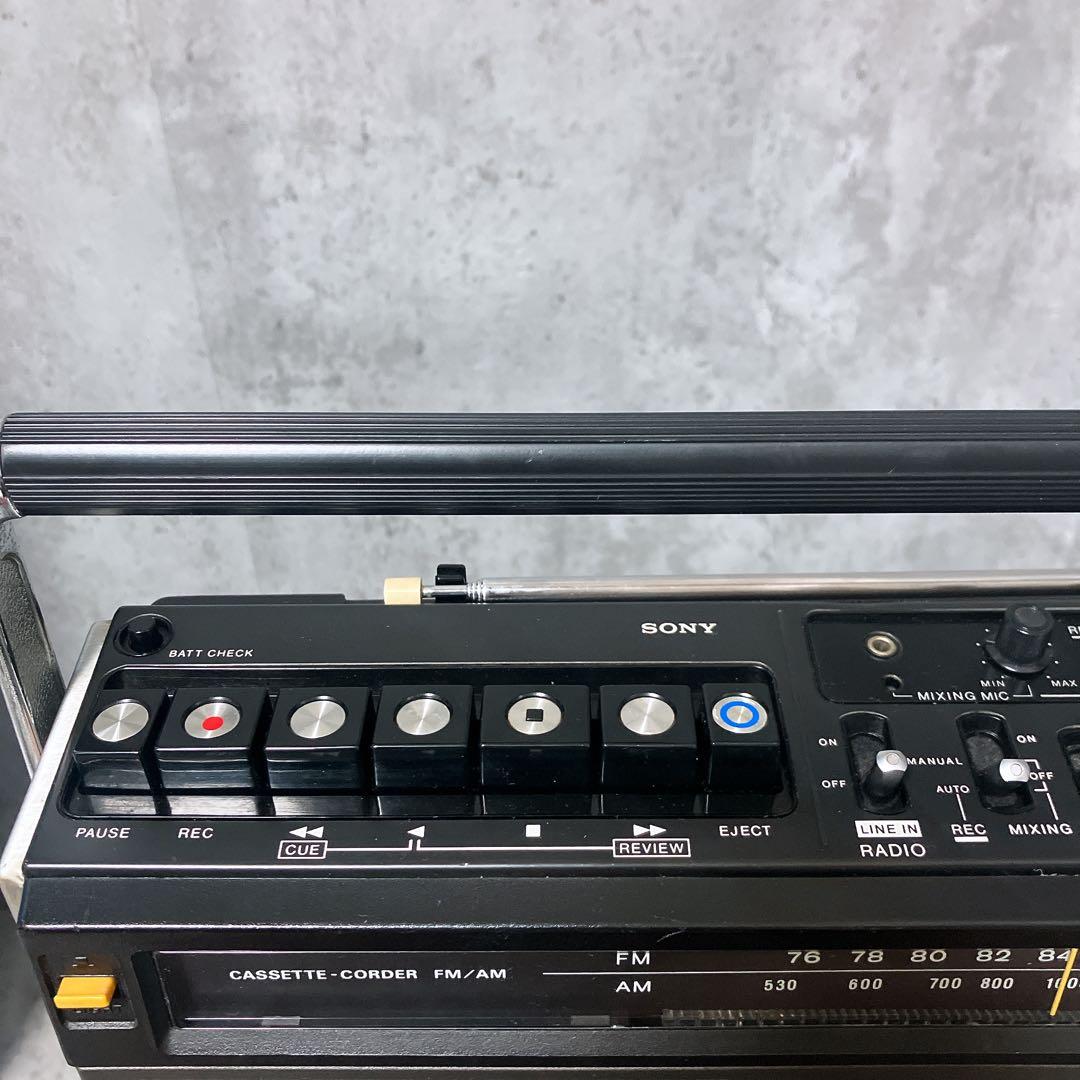 【希少】ソニー ラジカセ cf-1980 カセット FM AM 再生確認済み