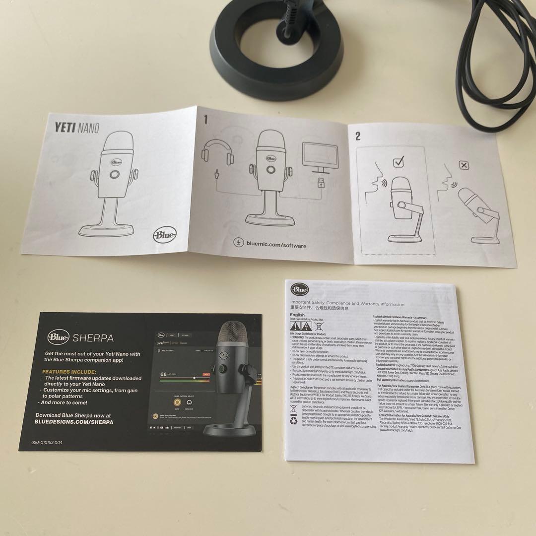 Logicool Blue Yeti Nano コンデンサーマイク GREY