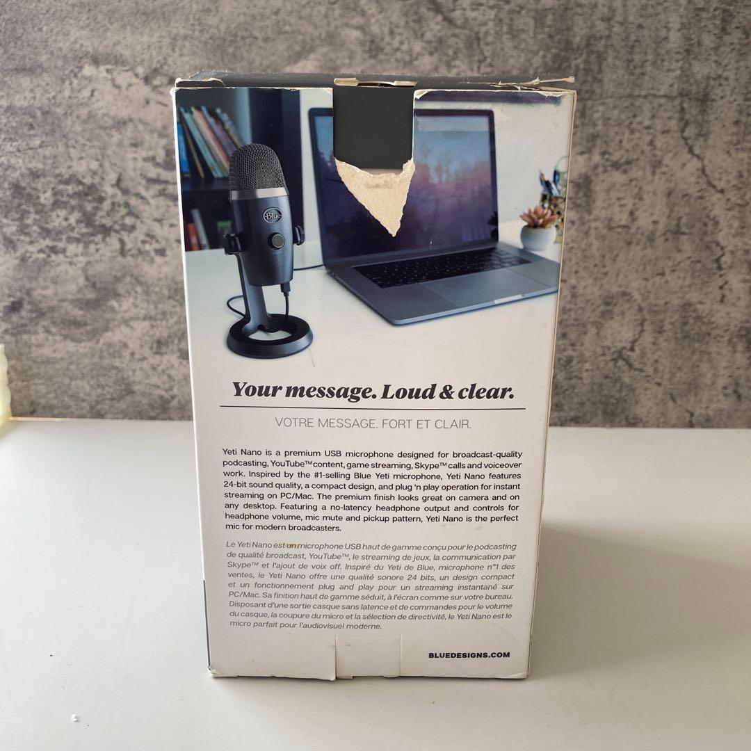 Logicool Blue Yeti Nano コンデンサーマイク GREY