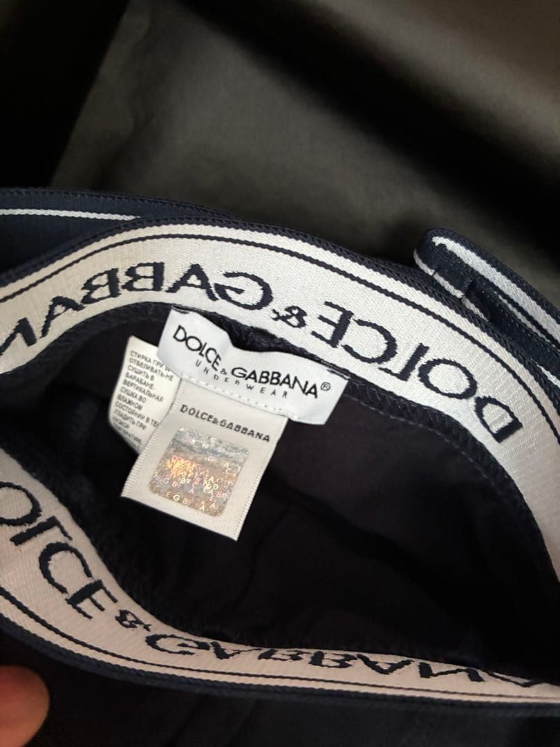 DOLCE&GABBANA ネイビー　ボクサーパンツ ギフトボックス　2枚セット