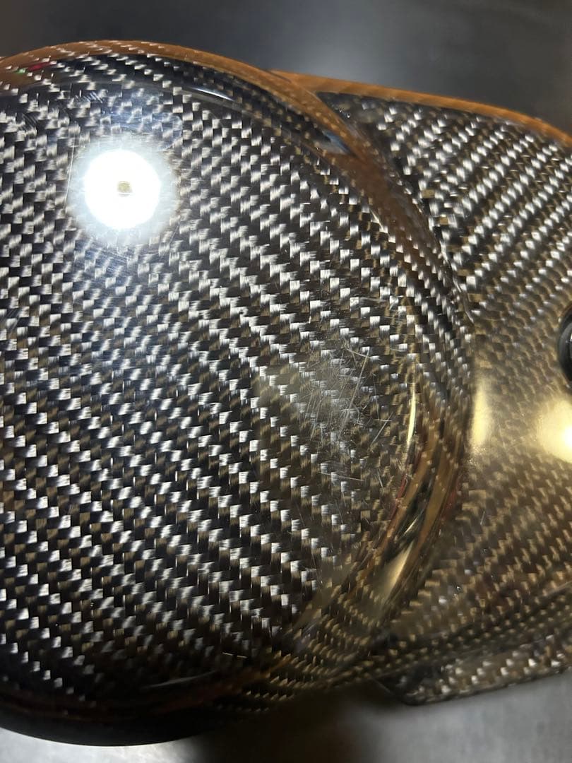 沖縄からアドレスＶ１２５シリーズリアルカーボンクランクケースカバーワンオフ