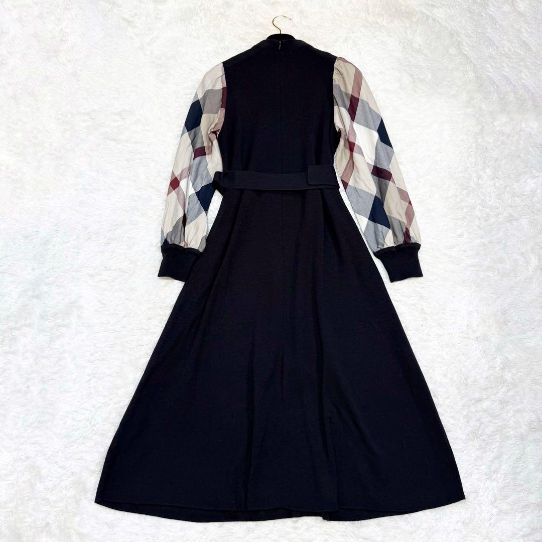 【極美品】ブルーレーベルクレストブリッジ　ウールアクリルブレンドニットワンピース