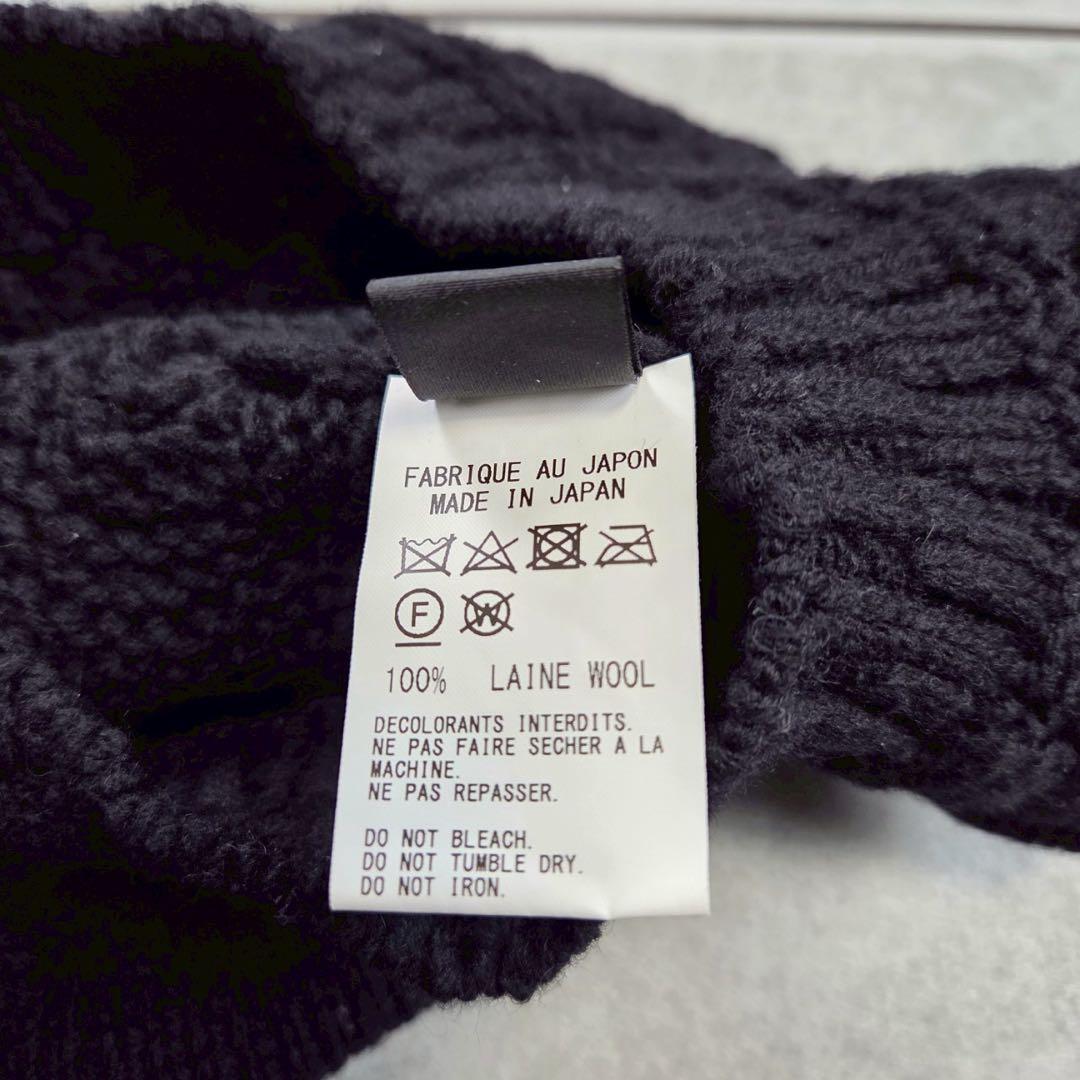 Y's KNITTED LAMBSWOOL BERET ワイズ ニット ベレー帽