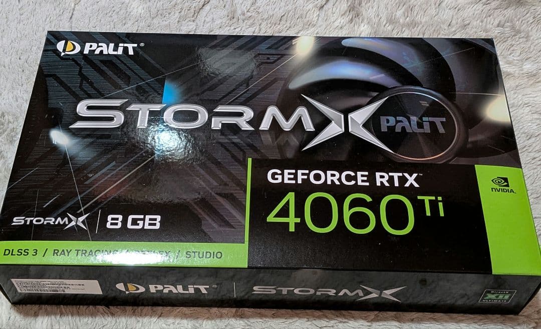 グラフィックボード・グラボ・ビデオカード Palit GEFORCE RTX 4060Ti StormX 8G