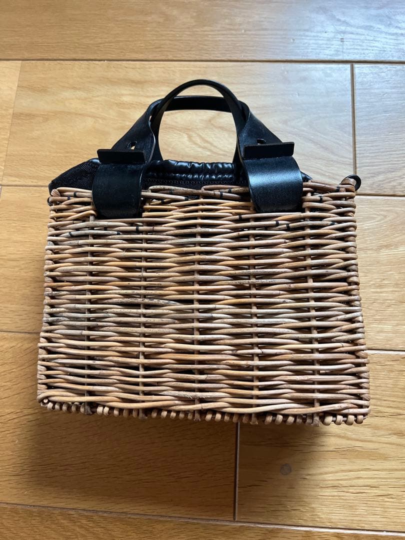 ZUU14様　ebagos 角よこバスケットＳ　ポーチ付 スイッチハンドル