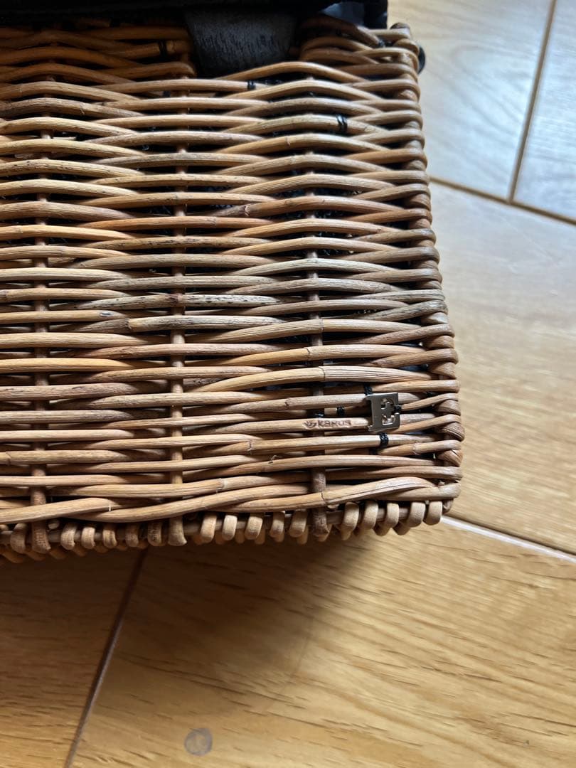 ZUU14様　ebagos 角よこバスケットＳ　ポーチ付 スイッチハンドル