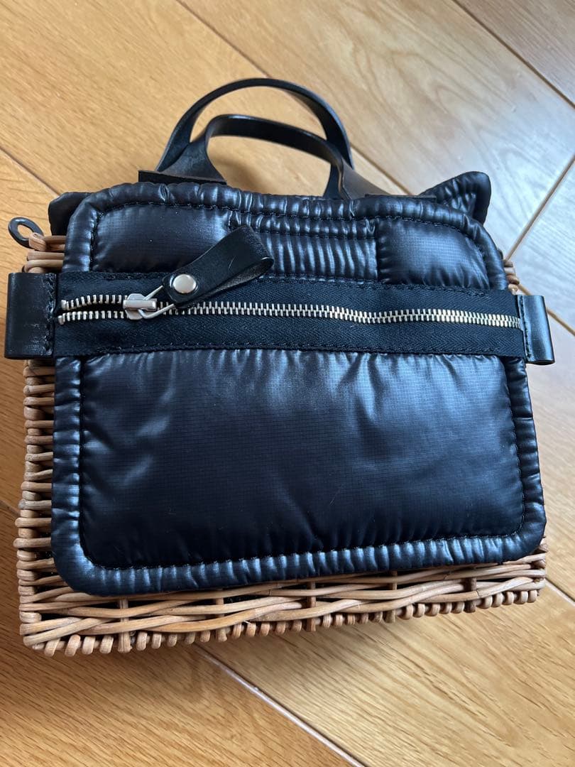 ZUU14様　ebagos 角よこバスケットＳ　ポーチ付 スイッチハンドル