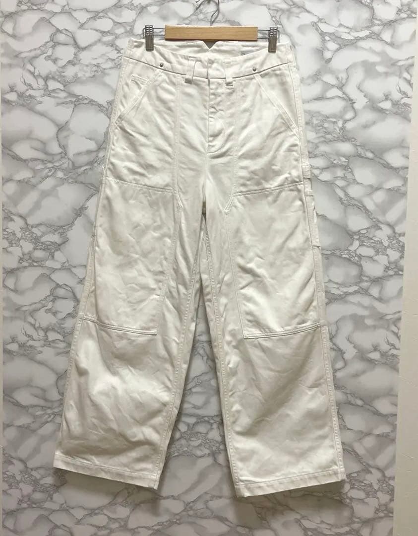 【UNION LAUNCH】ユニオンランチ ホワイトペインターパンツ XS 白