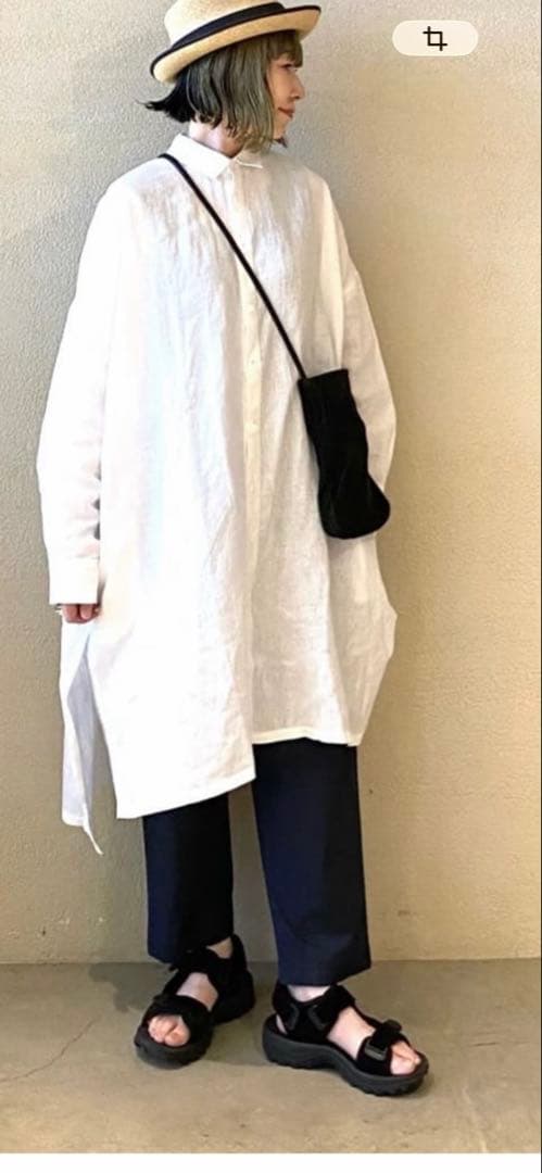 ジャーナルスタンダードラックス　40リネン チュニックシャツ