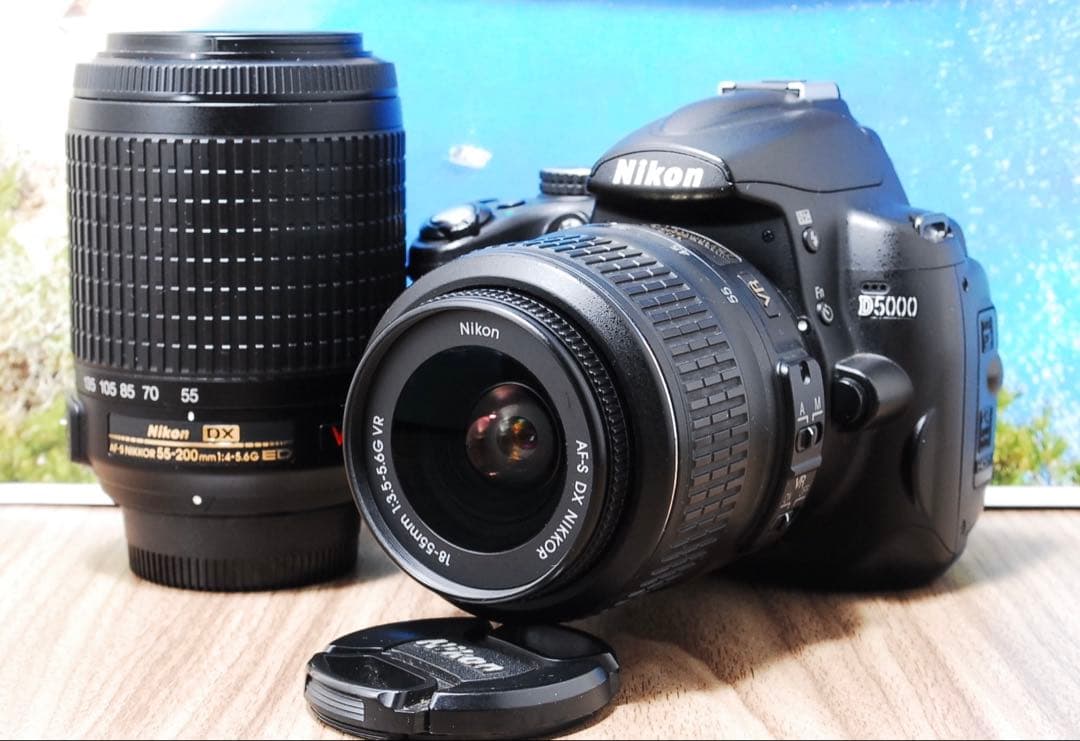 1/11限定価格✨❤️カメラ入門モデル❤️Nikon D5000 ダブルレンズセット