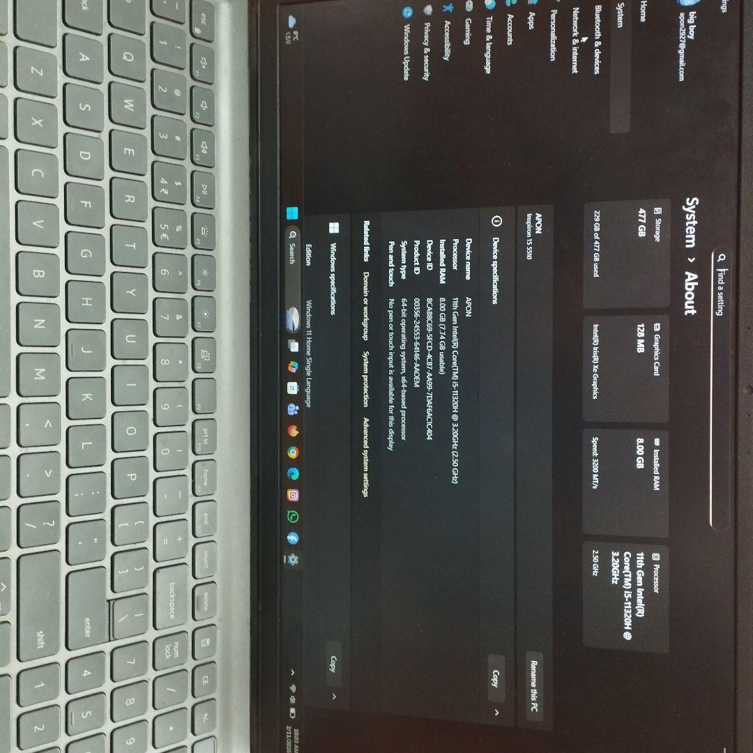 Windowsノート本体 Dell Inspiron 5510 Good Condition