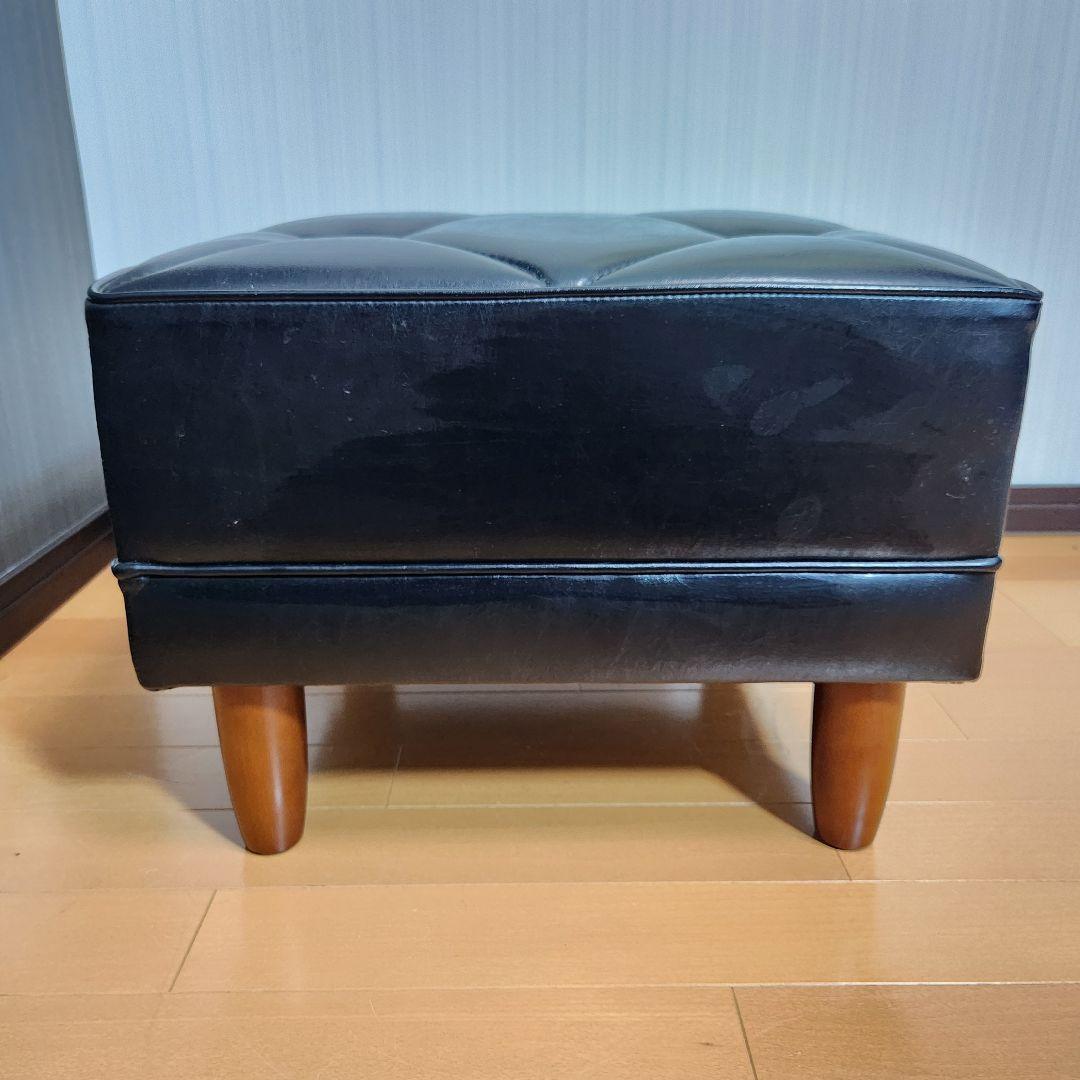 【美品】カリモク 60　オットマン　ブラック　Kチェア karimoku