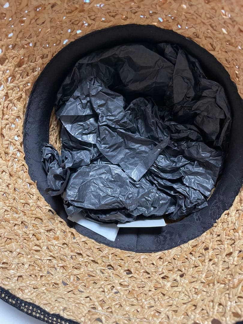 ✨新品未使用タグ付き　CA4LAカシラ　ラフィア　リボンハット