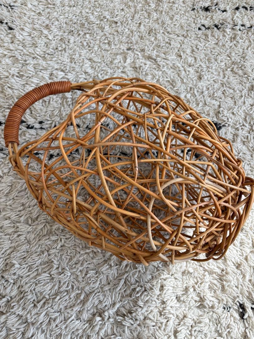 itashiori 籐製　かごバッグ