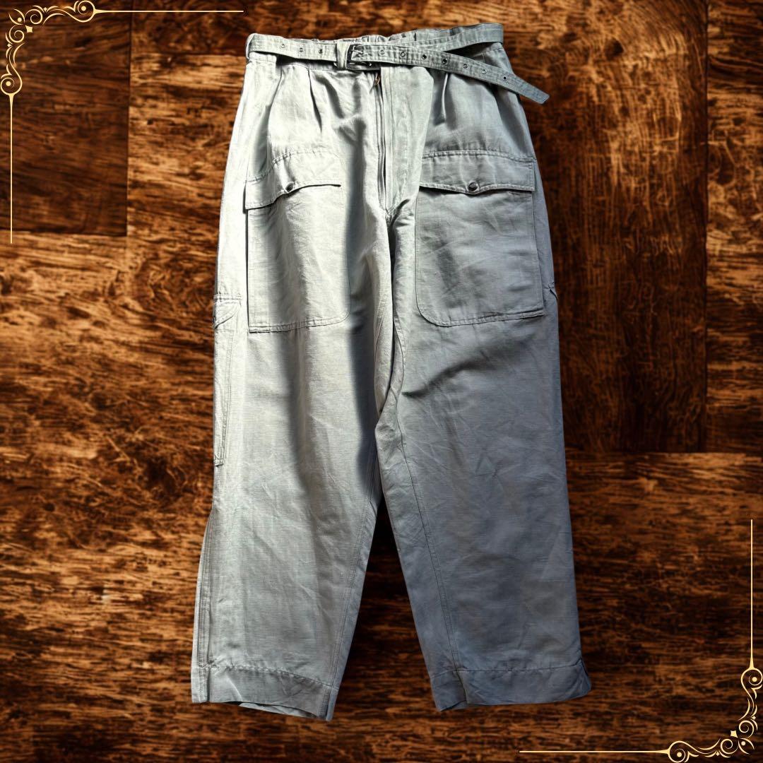 60s イタリア空軍実物 パイロットパンツ PRENTICEジップ ヴィンテージ