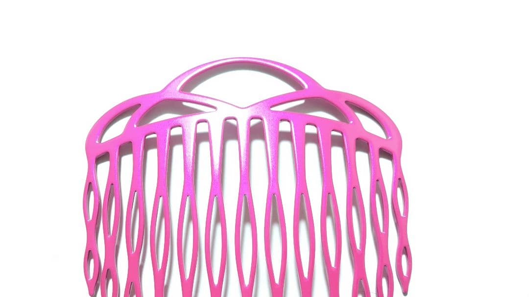 新品コンプレックスビズComplex Biz ピンク ヘアコーム ケース付き