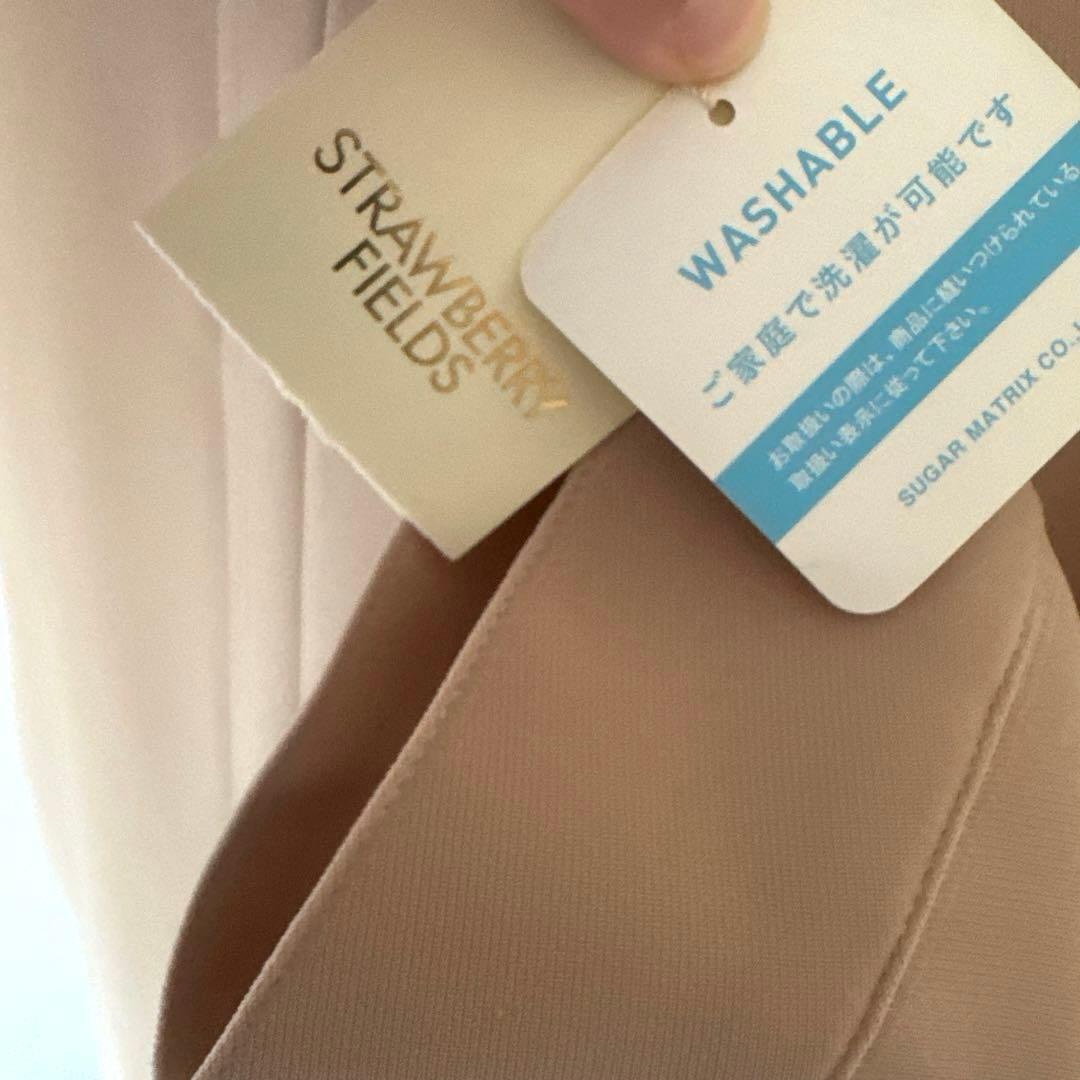 新品⭐︎STRAWBERRY-FIELDS 2wayストレッチキーネックワンピース