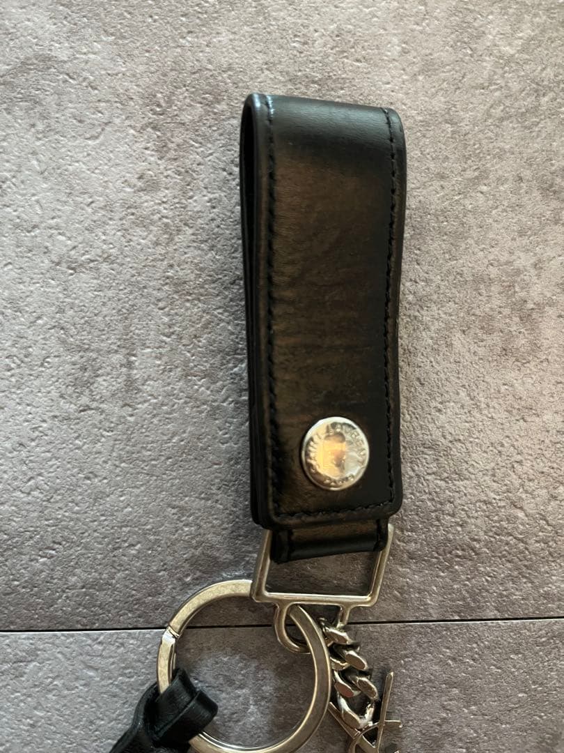 サンローランキーホルダーカサンドラキ ーリング YSL