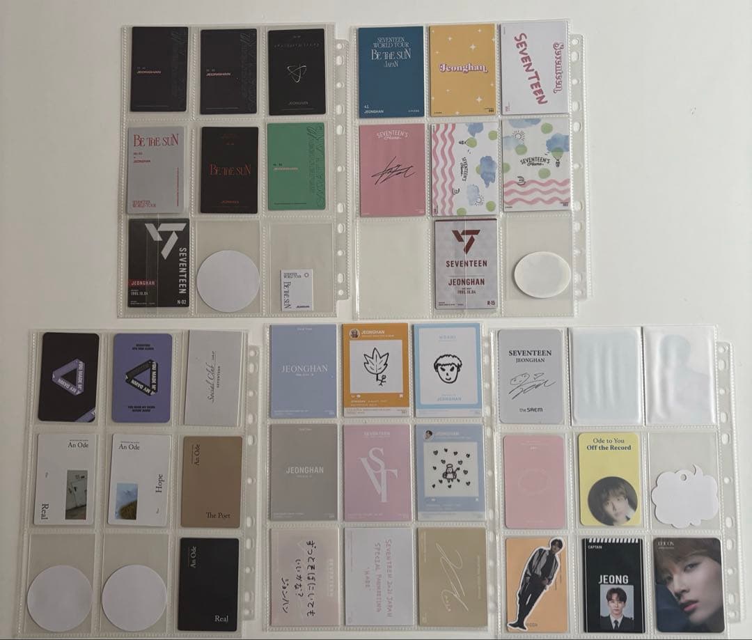 SEVENTEEN JEONGHAN ジョンハン　トレカ　カード　他　大量　引退