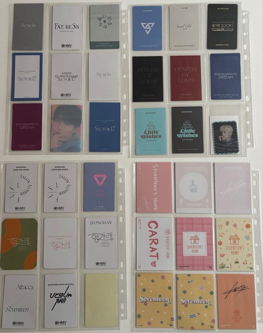 SEVENTEEN JEONGHAN ジョンハン　トレカ　カード　他　大量　引退
