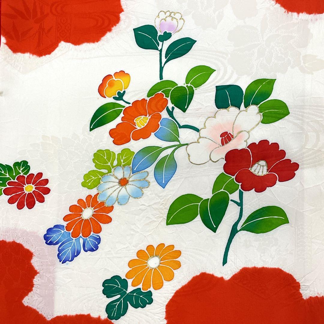 ◎mk-2560　女児　御祝着・襦袢 セット　お宮参り　　10-6